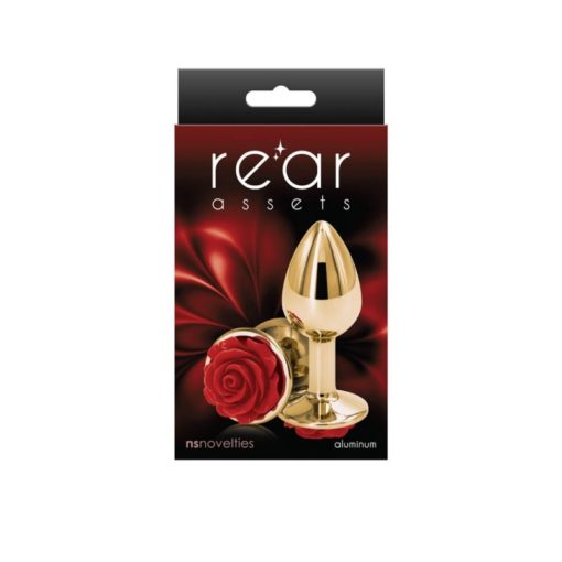 Butt Plug Rear Assets Rose Small Red
