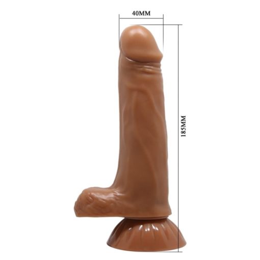 Dildo cu vibratii Beautiful Easton 18 cm