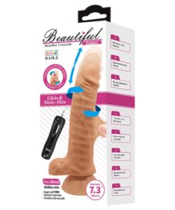 Dildo cu vibratii Beautiful Easton 18 cm