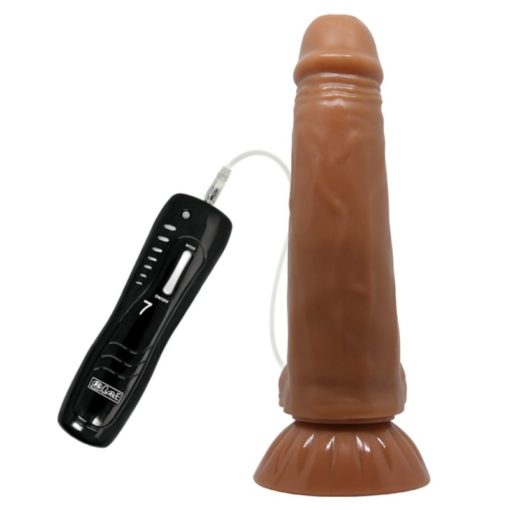 Dildo cu vibratii Beautiful Easton 18 cm