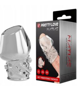 Manson Penis Pretty Love Matias Thicker Transparent 7 cm