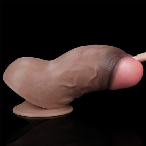 Dildo 7.0” Dual Layered Platinum Silicone Cock