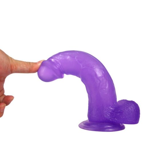 Dildo Jelly Studs Crystal Large 20 cm