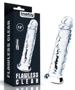 Dildo Transparent Flawless Clear 18 cm