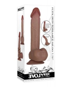 Dildo Flexskin 7.75 Dark