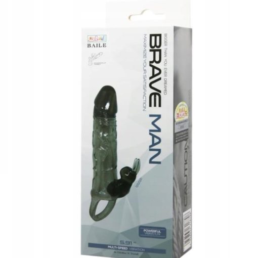 Extensie Penis cu Vibratii Baile 17 cm