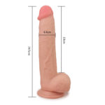 Dildo cu Ventuza Skinlike Soft