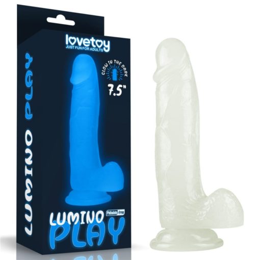 Dildo Fosforescent Lumino Play 19 cm