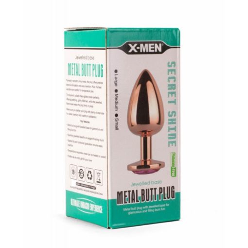 Plug Anal X Men Secret Shade Metal M