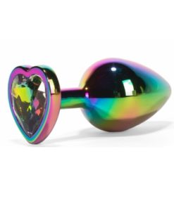 X-MEN Secret Shine Metal Butt Plug Rainbowheart S