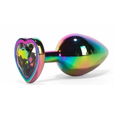 X-MEN Secret Shine Metal Butt Plug Rainbowheart S