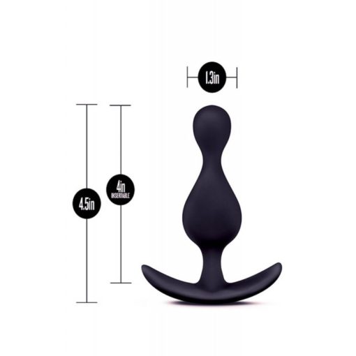 Butt Plug Anal Adventures Platinum Wave