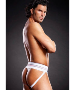 Chiloti Barbati Microfiber Jock Strap White L/XL