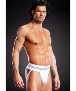 Chiloti Barbati Microfiber Jock Strap White L/XL