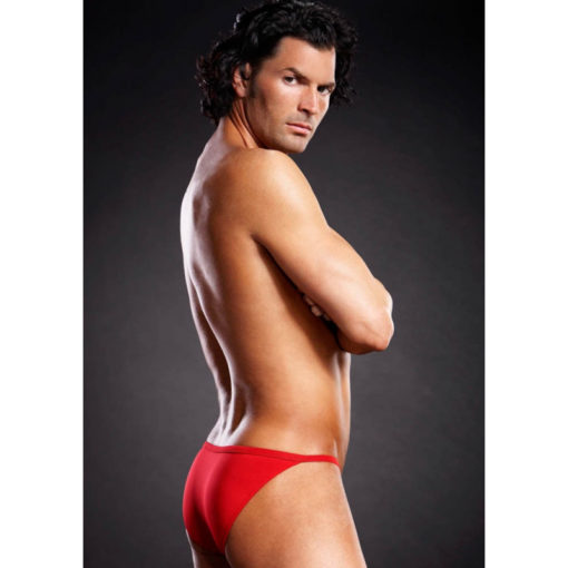 Chiloti Barbati Microfiber Pouch Bikini Red S/M