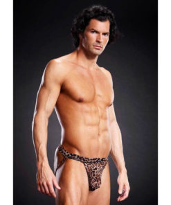 Chiloti Barbati Pro-Mesh Jock Strap Leopard S/M