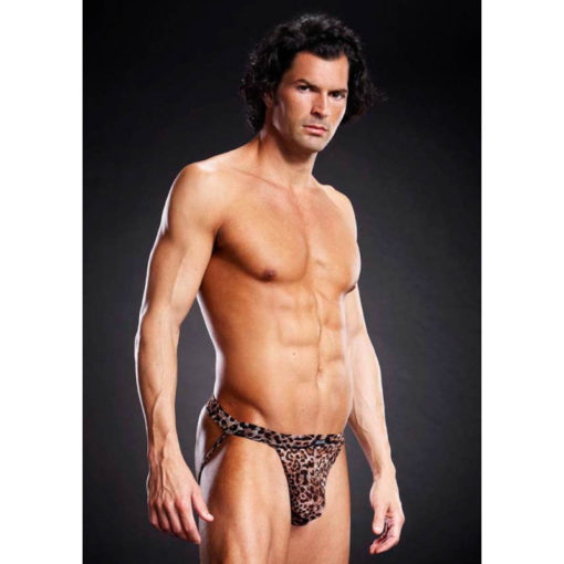 Chiloti Barbati Pro-Mesh Jock Strap Leopard S/M