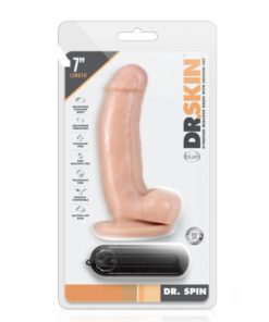 Vibrator Realistic cu Ventuza Dr. Skin Gyrating