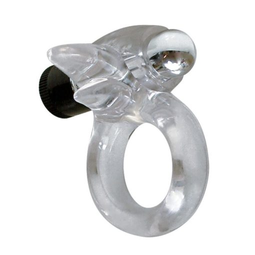 Inel Penis cu Vibratii Silver Bird