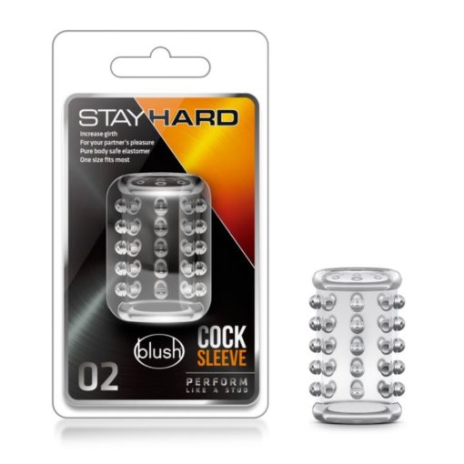 Manson Penis Stay Hard Cock Sleeve 02 Clear 5 cm