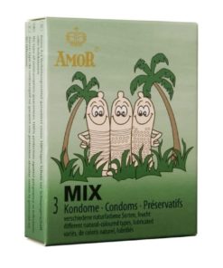 Prezervative cu Striatii Amor Mix 3 buc
