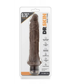 Vibrator Realistic Dr. Skin Cock Vibe 8 Chocolate