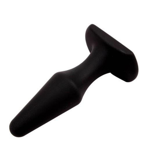 Butt Plug din Silicon Black Mont