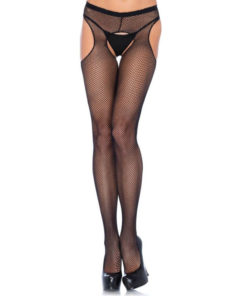 CiorapiLeg Avenue Fishnet Suspander Pantyhose