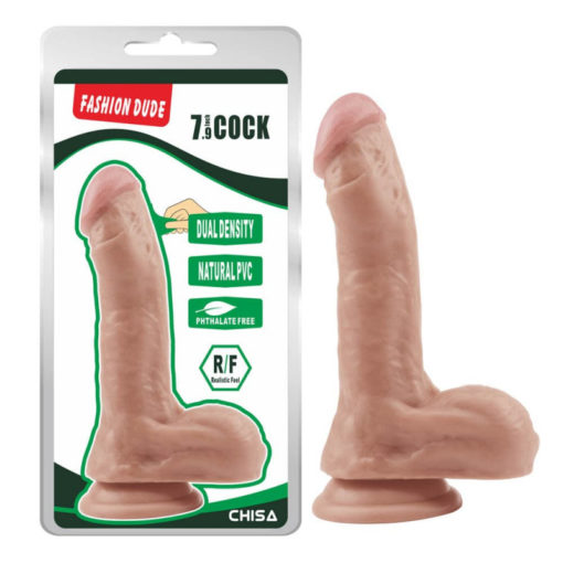 Dildo cu Ventuza Fashion Dude 7.9 inch