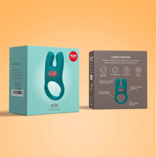 Inel Penis NOS cu Vibratii si Stimulare Clitoris Fun Factory