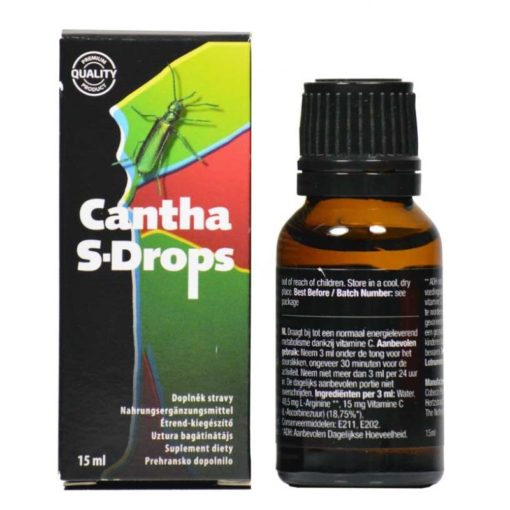 Picaturi Afrodisiace Cantha S-Drops pentru Cresterea Libidoului 15 ml