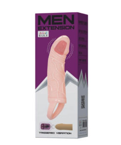 Prelungitor Penis cu Vibratii Sleeve Flesh
