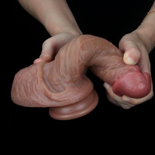 Dildo Realistic Dual Layered Silicone Cock 20 cm