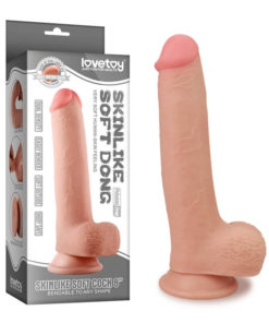 Dildo cu Ventuza Skinlike Soft Dong