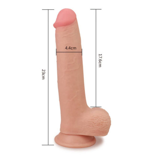 Dildo cu Ventuza Skinlike Soft Dong