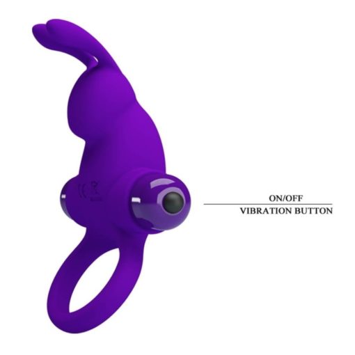 Inel Penis Stimulator Clitoris Pretty Love Vibrant Penis Sleeve 1