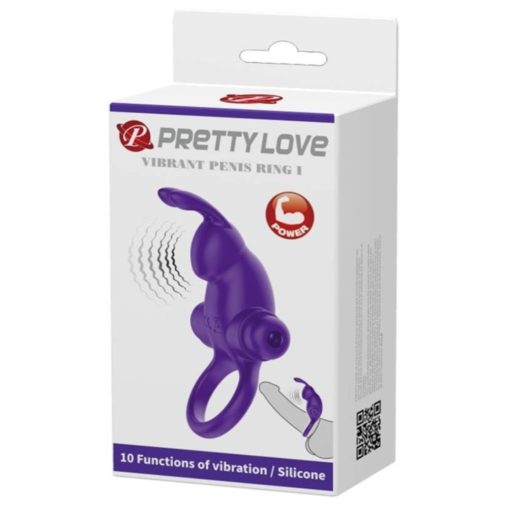 Inel Penis Stimulator Clitoris Pretty Love Vibrant Penis Sleeve 1