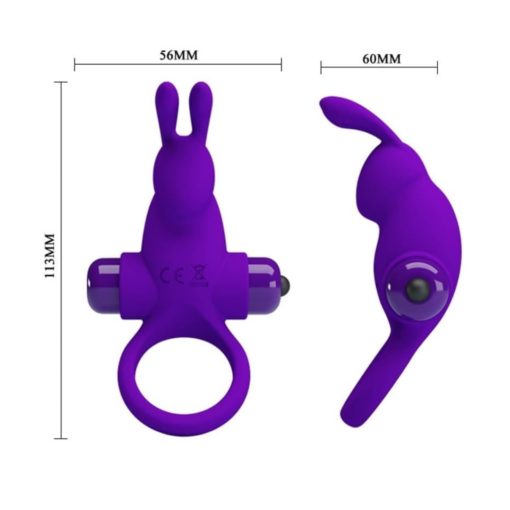 Inel Penis Stimulator Clitoris Pretty Love Vibrant Penis Sleeve 1