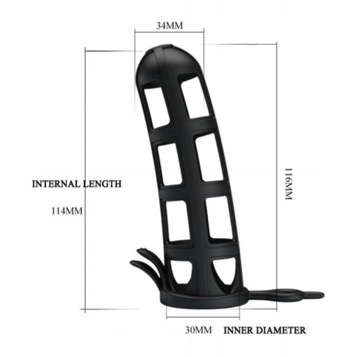 Manson Penis Pretty Love Sleeve 12 cm
