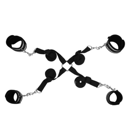 Set BDSM Struggle My Bed Restraints