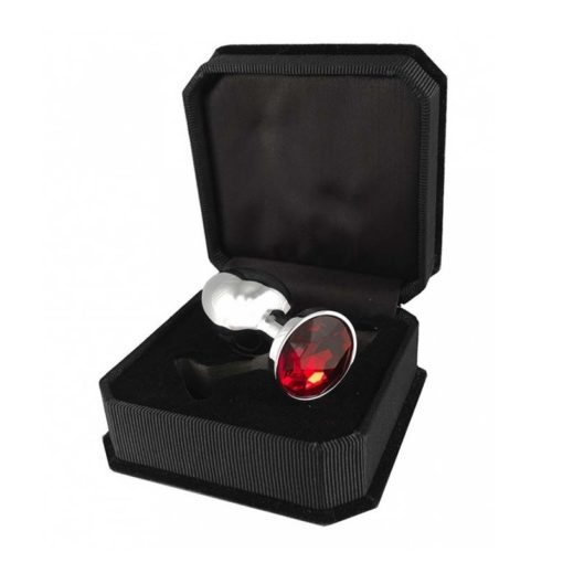 Butt Plug Small Metal Crystal