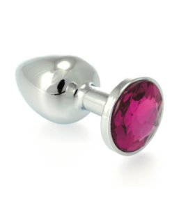 Butt Plug Small Metal Crystal