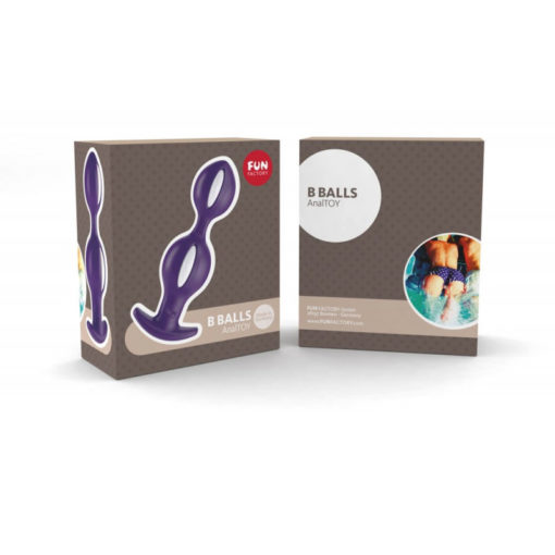 Dop Anal B Balls White Dark Violet