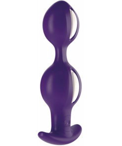 Dop Anal B Balls White Dark Violet