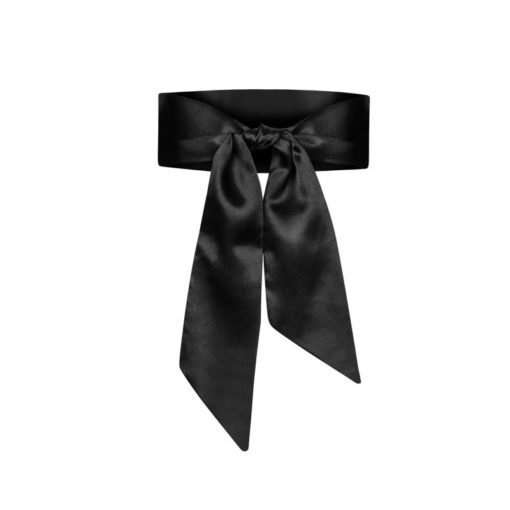 Esarfa Satin Blindfold Black