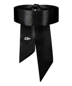 Esarfa Satin Blindfold Black