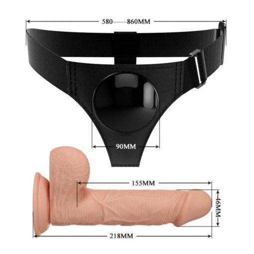 Strap On Femei Pretty Love Jerry Harness Briefs 22 cm