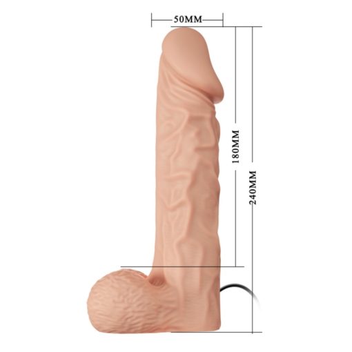 Strap On Femei cu Vibratii Ultra Passionate Harness Multi Speed 20 cm