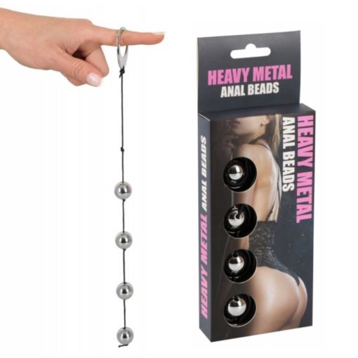 Bile Anale Heavy Metal Anal Beads 35 cm