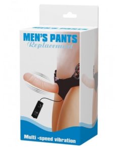 Strap On Barbati cu Vibratii Hollow with Vibration